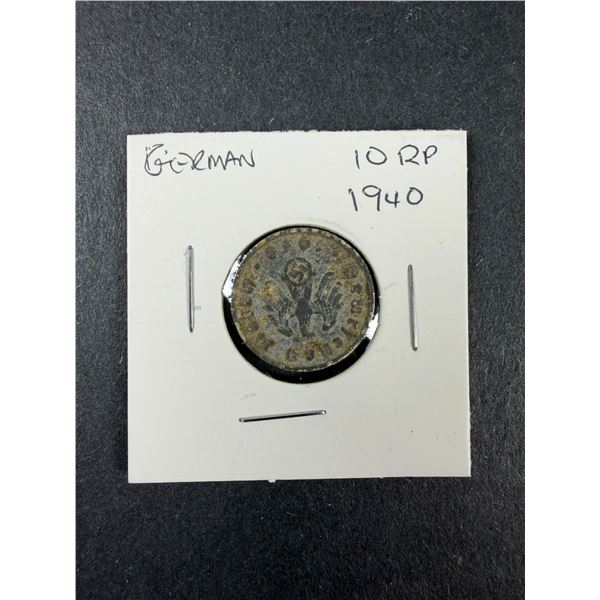 1940 Nazi Germany 10 RP Coin - WW2