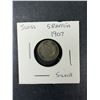 Image 1 : 1907 Swiss 5 Rappen Coin