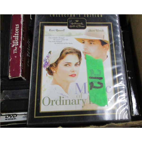 ESTATE:  BOX C/W DVD'S