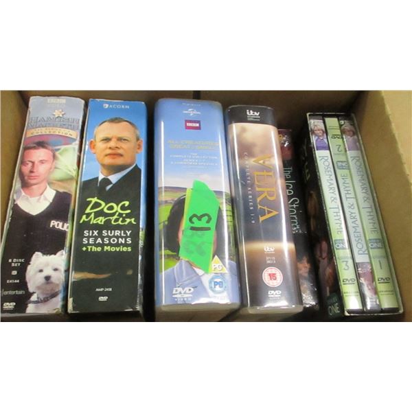 ESTATE:  BOX C/W ASSORTED MOVIE SETS