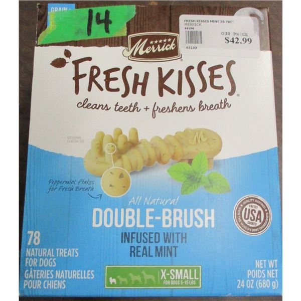 ESTATE:  BOX C/W FRESH KISS DOG TREATS