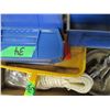 Image 3 : BOX C/W STORAGE BINS, ROPE, MISC