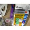 Image 2 : BOX C/W TRIVETS, TOYS, LABELS, ETC