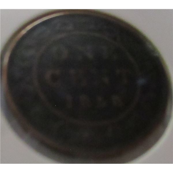 1858 CANADA LARGE VICTORIAN PENNY (SCARCE)