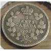 Image 1 : 1902H CANADA KING EDWARD VII SILVER FIVE CENT