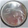 Image 1 : 1967 CH/BU CANADA SILVER BOBCAT QUARTER