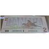 Image 2 : 1986 UNCIRCULATED BIRD SERIES LAST OF CANADA $2 BILLS