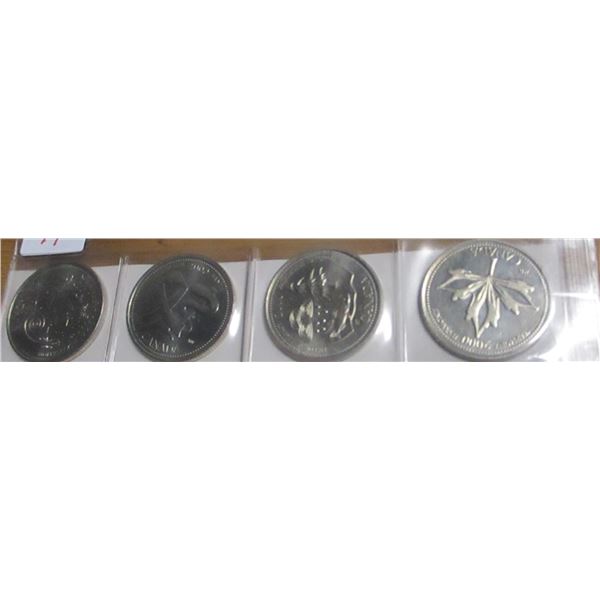 YEAR 2000 MARCH, APRIL, MAY & JUNE UNCIRCULATED CANADA QUARTER SET