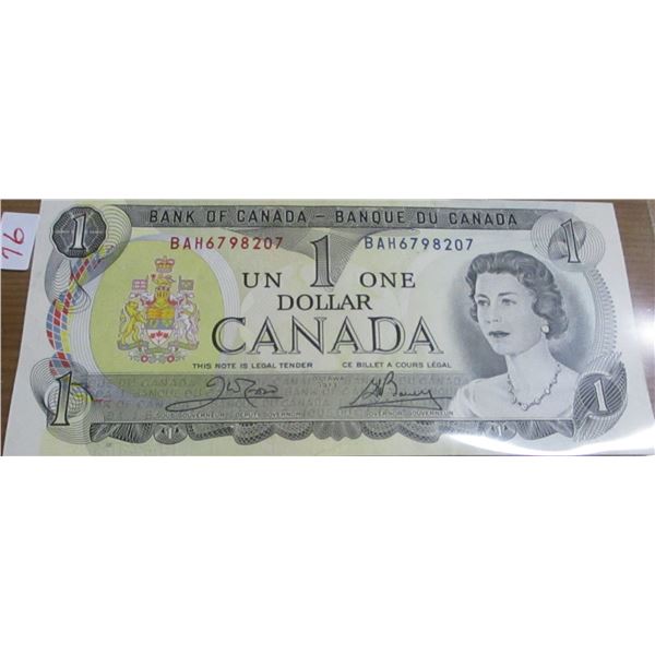 1973 CRISP UNCIRCULATED LAST OF CANADA $1 BILLS
