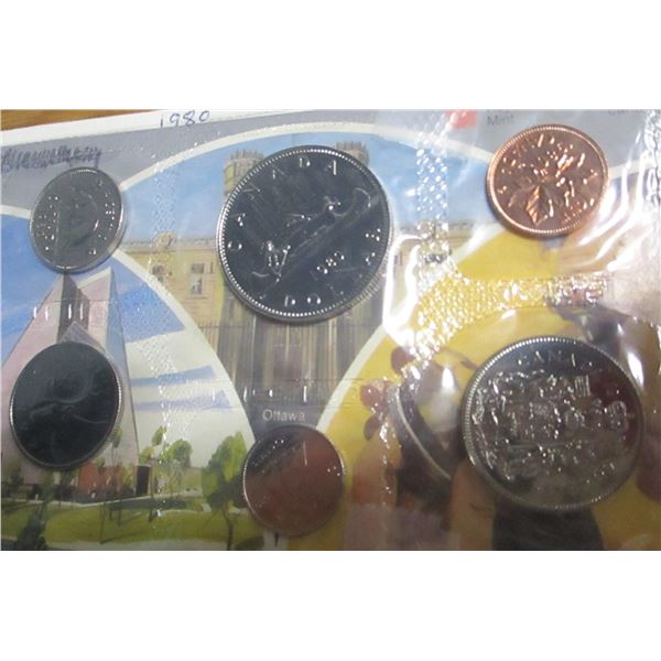 1980 PROOF CANADA MINT SEALED COIN SET