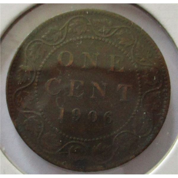 1906 CANADA KING EDWARD VII LARGE PENNY