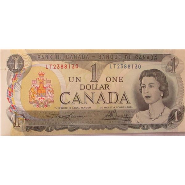 1923 CRISP UNCIRCULATED LAST OF CANADA $1 BILLS