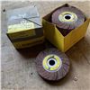 Image 1 : BOX OF 5 NEW KLINGSPOR SM 611W ABRASIVE MOP WHEELS 60 GRIT 6"X 1" X 1" RETAIL $200