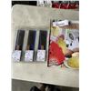 Image 1 : ROLLING GRATER AND 3 LOUIS TELLIER RACLETTE KNIVES