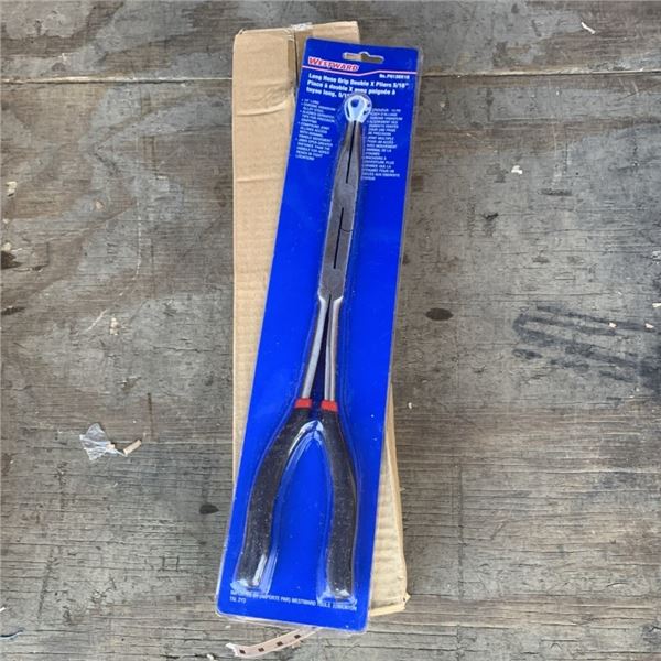 BOX OF SIX NEW 5/16-IN LONG HOSE GRIP DOUBLE X PLIERS