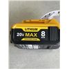 Image 2 : 2 LITHIUM MAX 20V 8 AH EXTENDED RANGE RECHARGABLE BATTIES