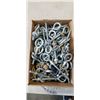 Image 1 : TRAY OF STEEL EYE BOLTS