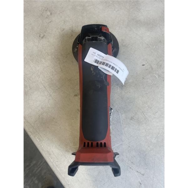 HILTI AG 5D-22 CORDLESS ANGLE GRINDER. WORKING