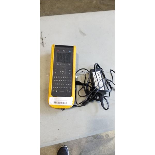 DYMO XTL 300 HANDHELD INDUSTRIAL LABEL MAKER WITH CHARGING CORD. WORKING