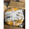 Image 2 : HEAVY DUTY 100 FOOT YELLOW EXTENSION CORD. 10AWG/3C