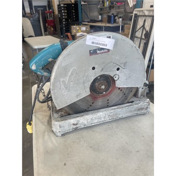 MAKITA CUT OFF SAW. WORKING