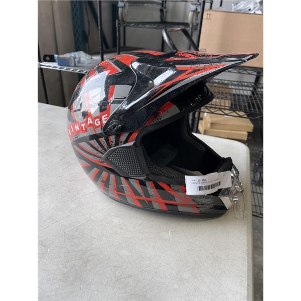 VINTAGE BRAND XL DOT HELMET
