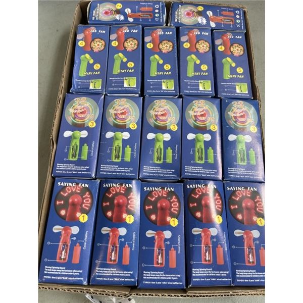 17 SAYING LED FANS