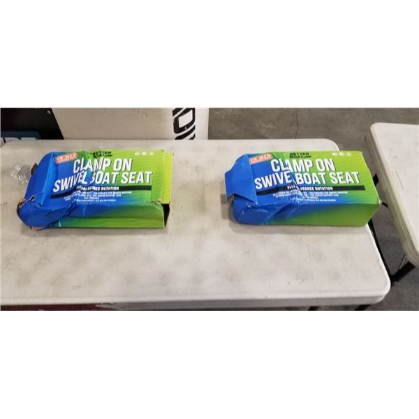 2 BETTER BOAT CLAMP ON SWIVEL BOAT SEATS