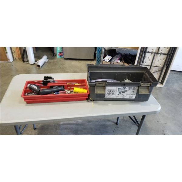 RUBBERMAID TOOLCASE WITH CONTENTS