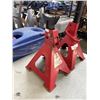 Image 3 : PAIR OF 6 TON JACK STANDS