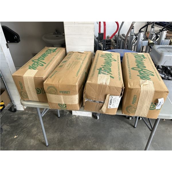 4 BOXES OF 6"  INSULATED DUCTING