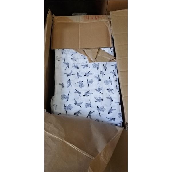 HUGE CASE OF NEW FABRIC, APPROX 100YDS PER BOX
