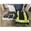 Image 1 : AS NEW PIONEER REFLECTIVE S/P WORK JACKET, 4 PAIRS OF GLOVES INCLUDING 1 GORTEX, AND A REFLECTIVE SH