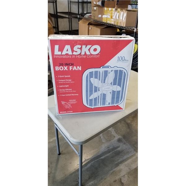 LASKO 20 INCH BOX FAN