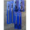 Image 1 : 2 NEW WESTWARD 5/16" LONG HOSE GRIP DOUBLE X PLIERS , 2 WESTWARD QUICK ACTING TUBE CUTTERS: 1/4" - 2