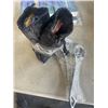 Image 4 : TRAY OF ITEMS INCLUDING 3 DANIELSON OYSTER KNIVES, ADJUSTABLE WRENCHES, SLEEP HEADPHONES, RESISTANCE