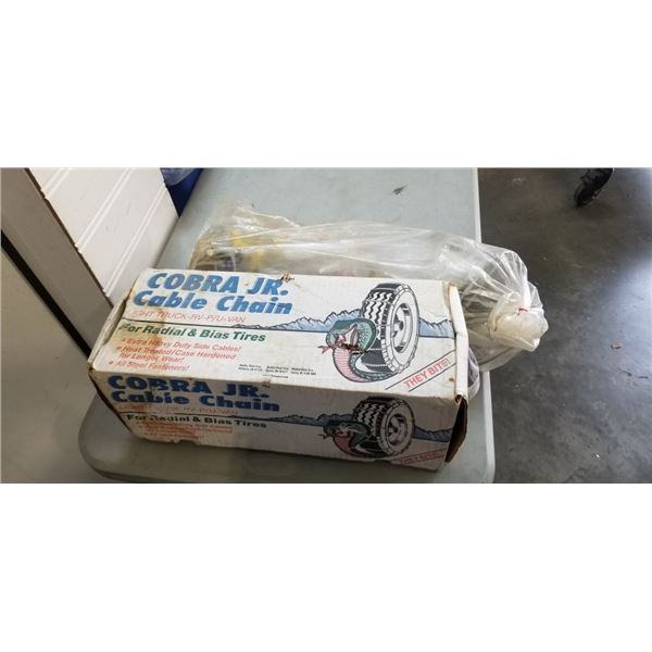 2 SETS OF TIRE CHAINS