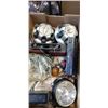 Image 3 : 2 TRAYS OF CAR PARTS INCLUDING LIGHTS, TWO CHANNEL WIRELESS MICROPHONE, CISCO RV320