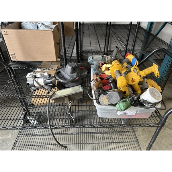 HUGE LOT OF ASSORTED POWER TOOLS