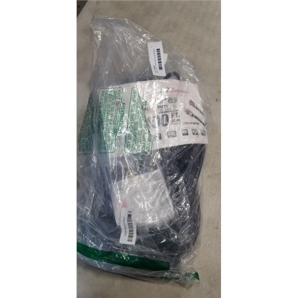 HEAVY DUTY 100FT BLACK EXTENSION CORD. 14AWG/3C