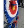 Image 3 : EASTPOINT AX THROWING AND STAR THROWING TARGET WITH AXES AND STARS