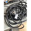 Image 3 : APPROX 50 FEET HEAVY DUTY 3 OUTLET BLACK EXTENSION CORD. 12AWG/3C
