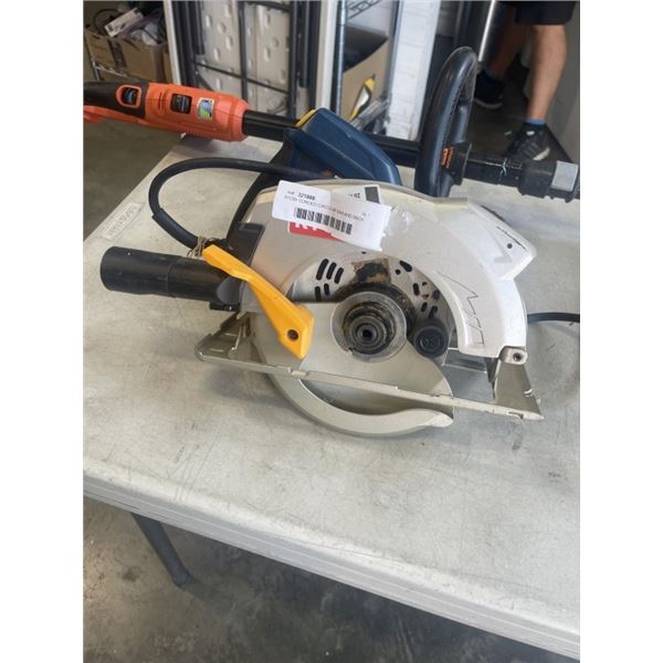 RYOBI CORDED CIRCULAR SAW AND BACK & DECKER WEED WACKER