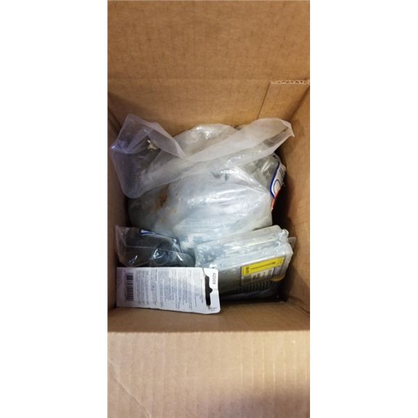 BOX OF TOOLS AND ACCESSORIES