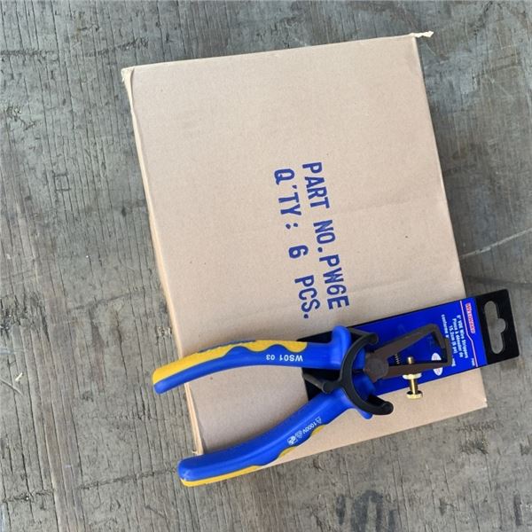 BOX OF 6 NEW WESTWARD 6" VDE WIRE STRIPPERS
