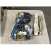 Image 1 : 2 BAGS FULL OF MISC COMPUTER CORDS AND 2 POWER BARS