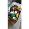 Image 2 : TRAY OF 16 CLEANING SUPPLIES BOTTLES INCLUDING RAID, EASY ON, ARMORALL