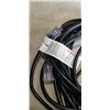 Image 3 : APPROX 50 FOOT HEAVY DUTY BLACK EXTENSION CORD. 12AWG/3C
