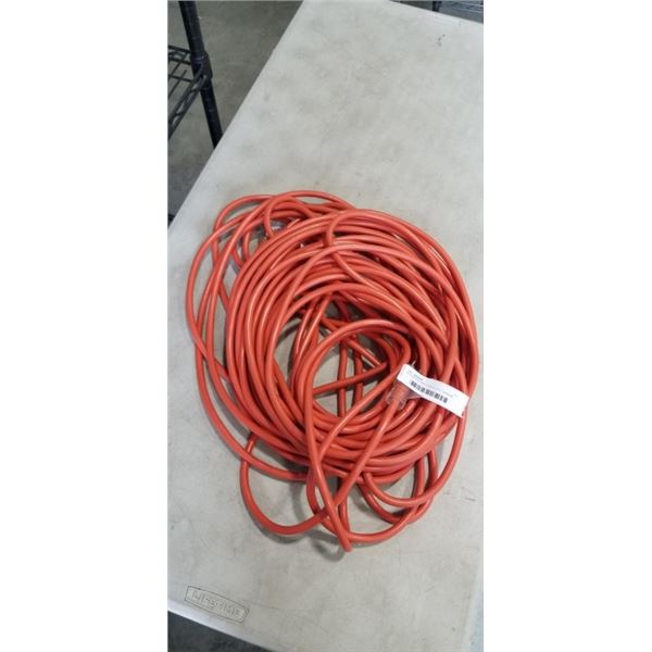 APPROX 200 FEET HEAVY DUTY ORANGE EXTENSION CORD. 12AWG/3C