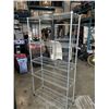Image 3 : 5 TIER 72"INCH TALL BY 36" WIDE BY 14" DEEP METAL RACK